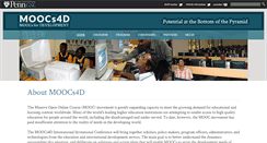 Desktop Screenshot of moocs4d.org